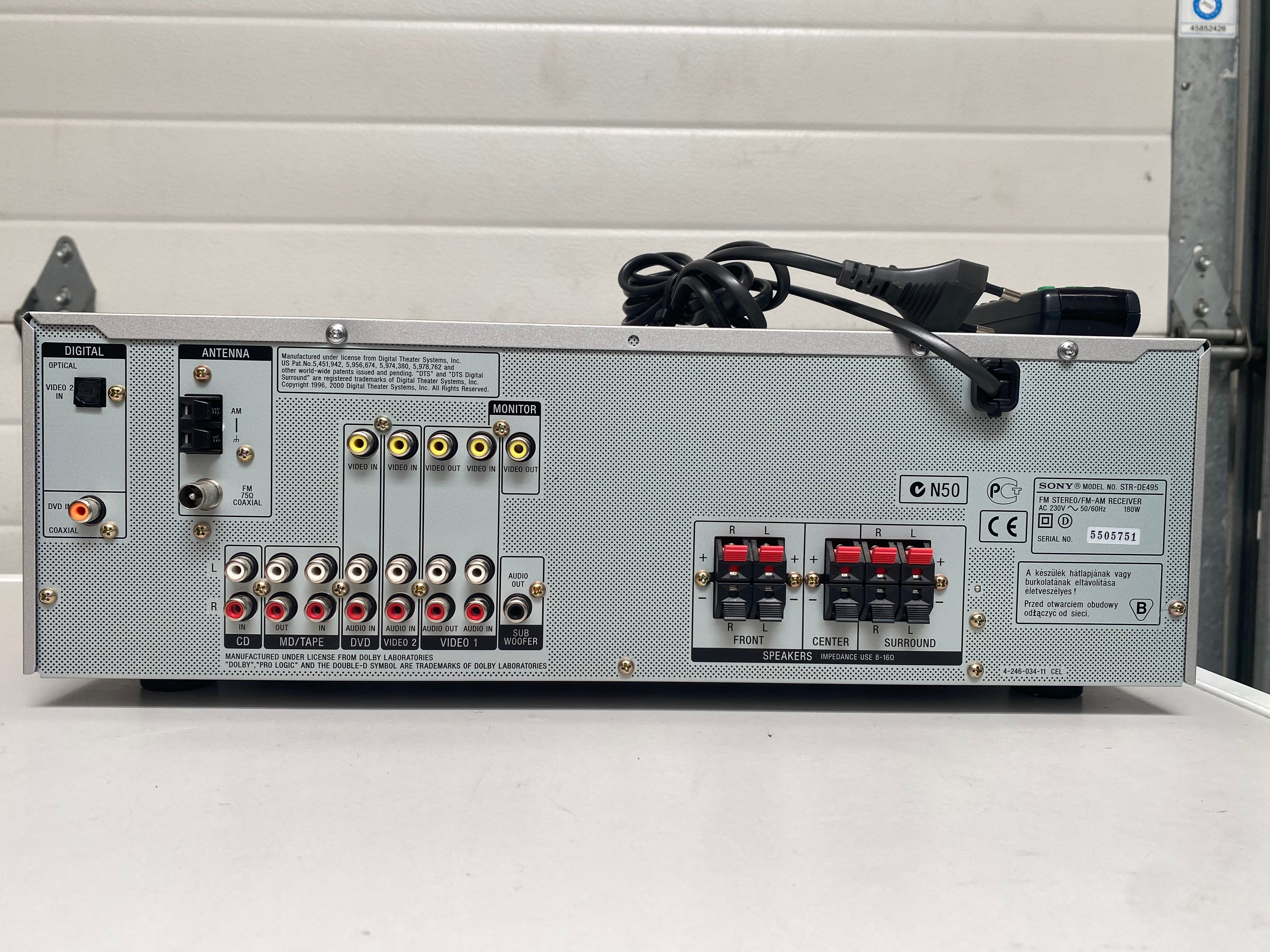 Sony receiver stereoanlæg